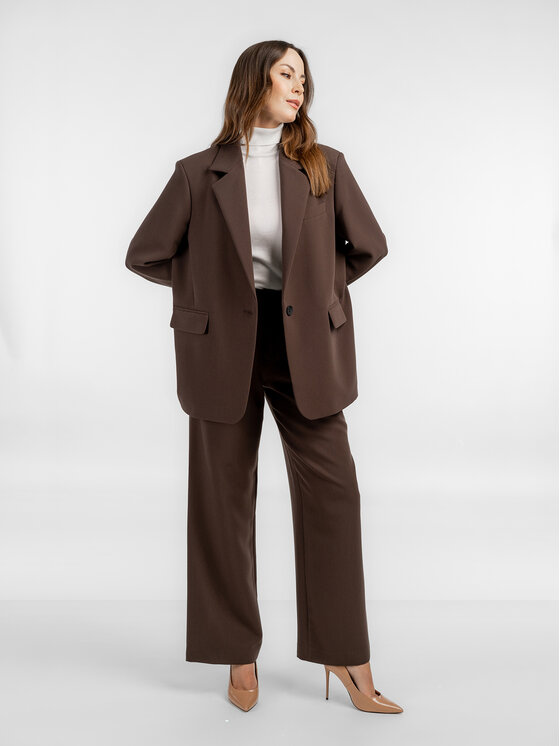 Salme Salme Garnitur Adela Brązowy Oversize