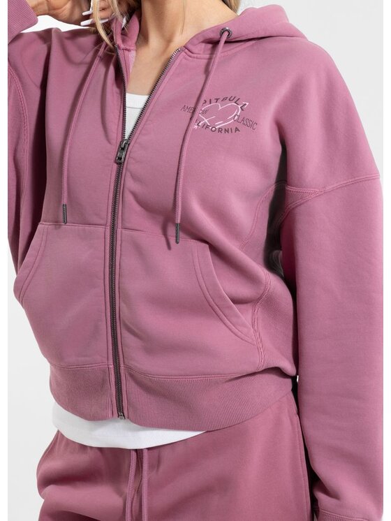 PITBULL PITBULL Bluza MANZANITA HEART Różowy Regular Fit