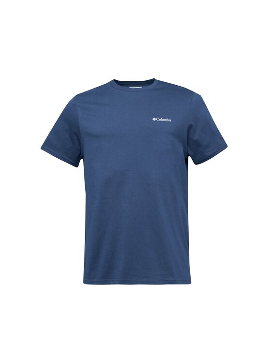 Columbia Columbia T-Shirt 215499 Niebieski Regular Fit