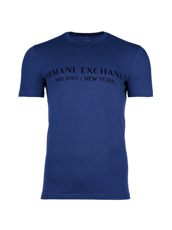 Armani Exchange Armani Exchange T-Shirt 10969 Niebieski Comfort Fit