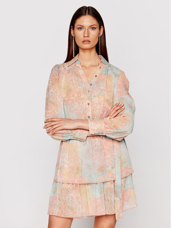 Vestito chemisier 1GG737 9528Z Multicolore Regular...