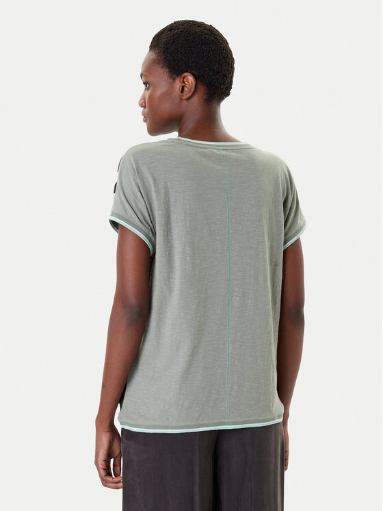 Olsen Olsen T-Shirt 11105067 Zielony Regular Fit