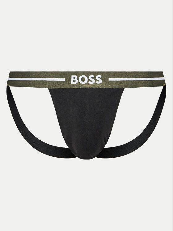 BOSS Boss 3db-os Jock strap alsónadrág szett 50517823 Fekete