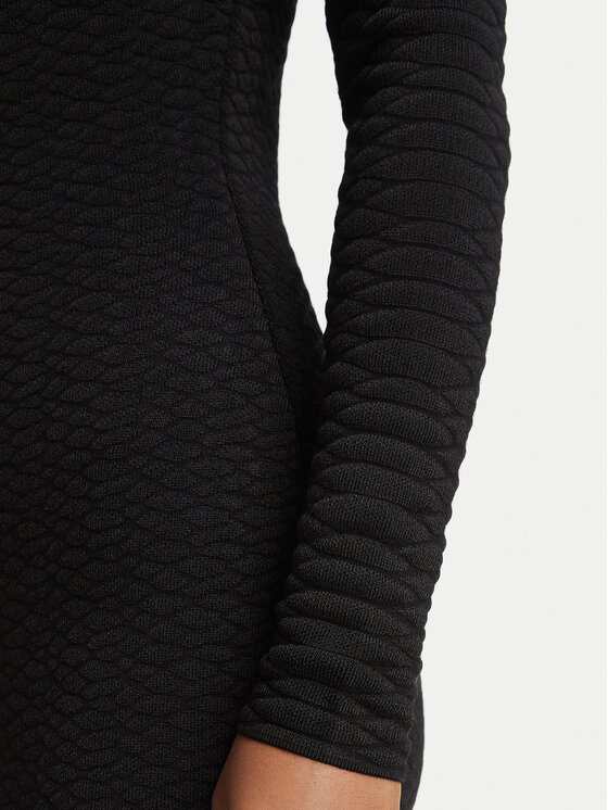 Elisabetta Franchi Elisabetta Franchi Strickkleid AM-30S-67E2-V500 Schwarz Fitted Fit