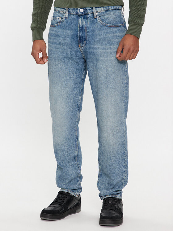 Calvin Klein Jeans Calvin Klein Jeans Jeans hlače Regular Taper J30J324556 Modra Regular Fit