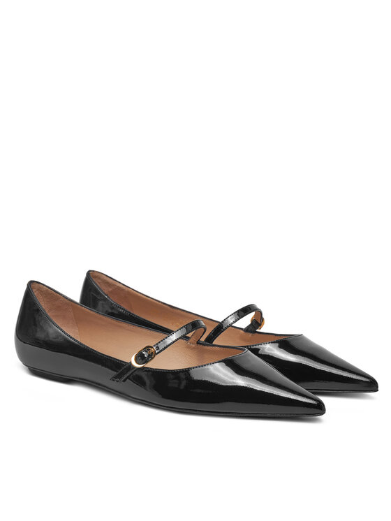 Stuart Weitzman Stuart Weitzman Półbuty Emilia Mary Jane Fla SH288 Czarny