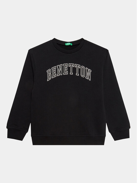 United Colors Of Benetton United Colors Of Benetton Sweatshirt 3J68C10D4 Schwarz Regular Fit