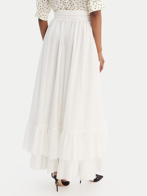 Bardot Bardot Maxi sukně Mirella 60042SB Bílá Regular Fit