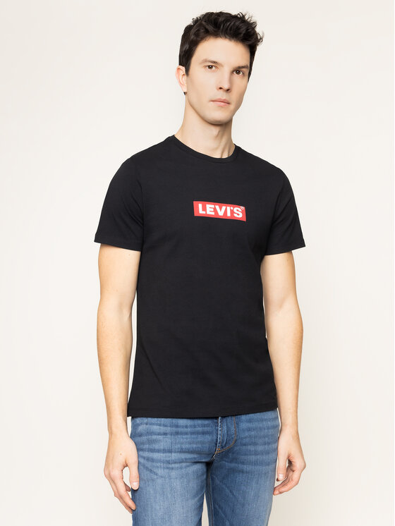 Levi's® Levi's® Tričko Boxtab Graphic Tee 85785-0002 Čierna Regular Fit