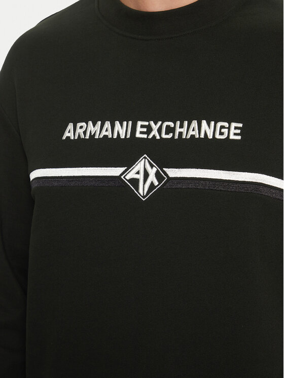 Armani Exchange Armani Exchange Majica dugih rukava XM000226 AF12656 UB001 Crna Regular Fit