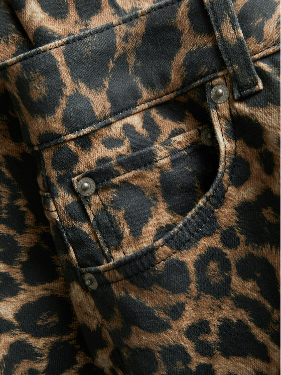 JJXX JJXX Kalhoty z materiálu Sarah 12273087 Hnědá Wide Leg
