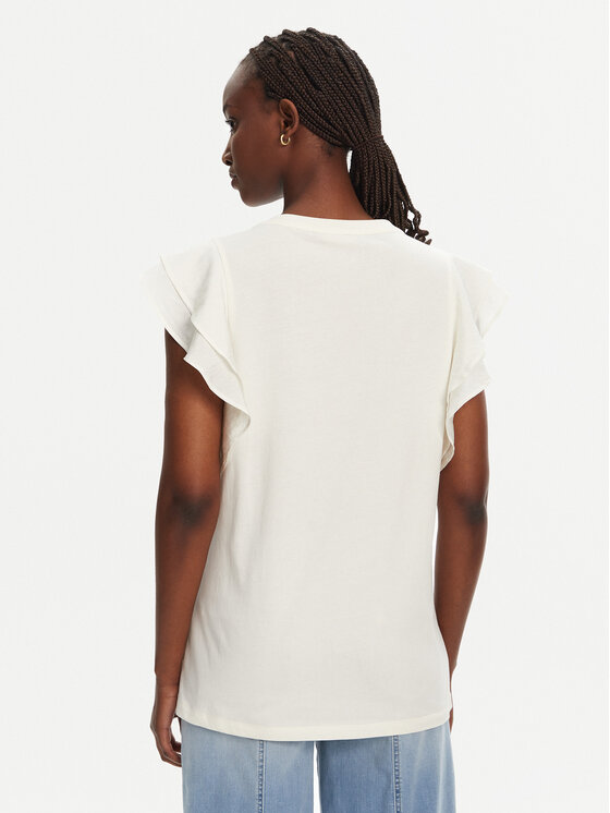 Liu Jo Sport Liu Jo Sport Тишърт TA5178 J5904 Бял Regular Fit
