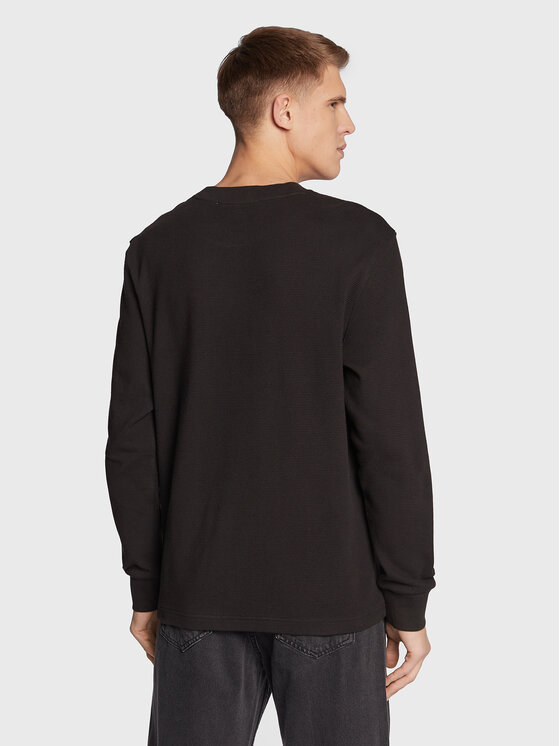 Calvin Klein Jeans Calvin Klein Jeans Sweter J30J321704 Czarny Relaxed Fit