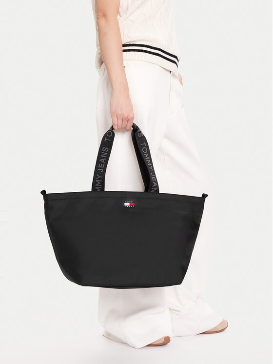Tommy Jeans Tommy Jeans Σάκος Ess Daily Tote AW0AW17891 Μαύρο