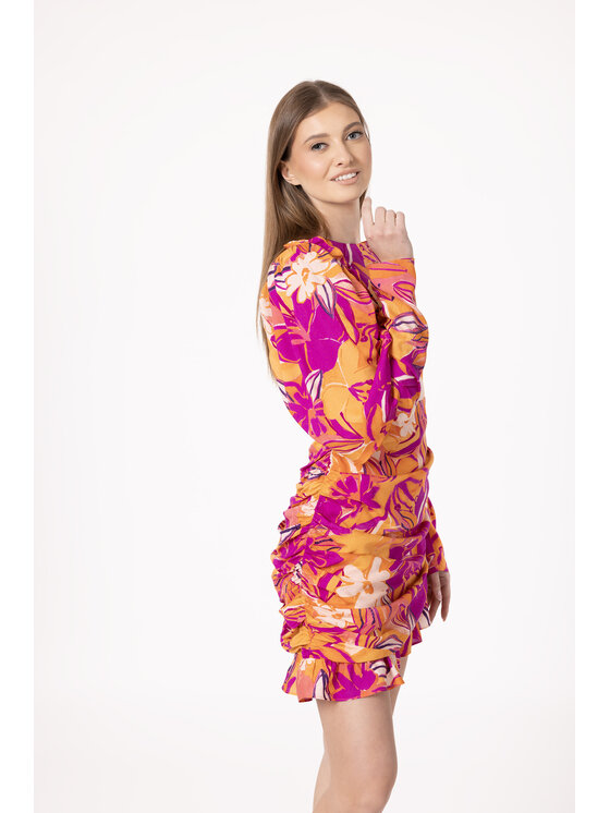 LAURELLA LAURELLA Každodenní šaty 4UL037 Oranžová Regular Fit