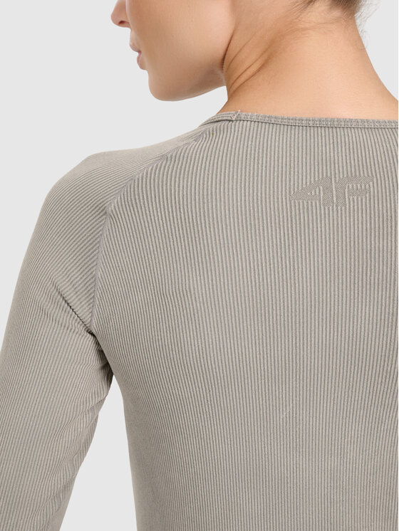 4F 4F Koszulka techniczna YOGA Zielony Regular Fit