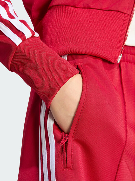 adidas adidas Σορτς υφασμάτινο Firebird Classic Κόκκινο Loose Fit