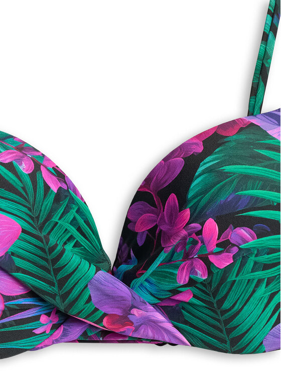 4F 4F Góra od bikini TROPIC ORCHID Kolorowy