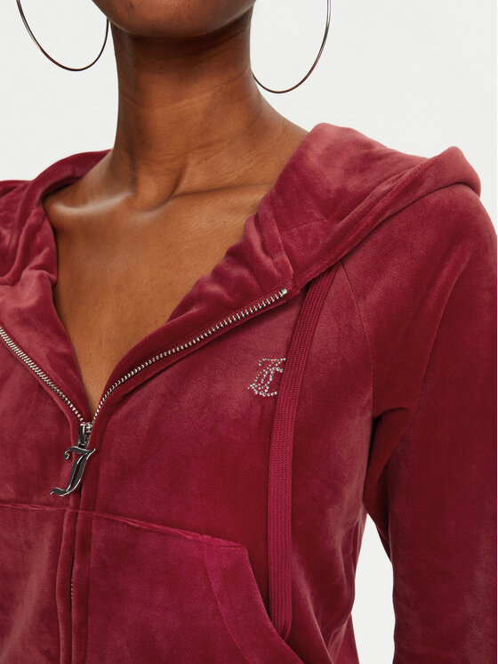 Juicy Couture Juicy Couture Majica dugih rukava Madison JCWA122001 Crvena Slim Fit