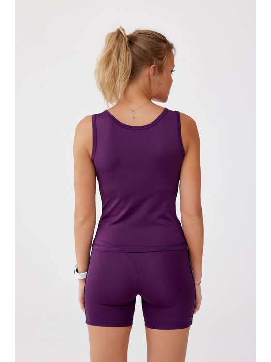 ROUGH RADICAL ROUGH RADICAL Koszulka techniczna BRUSH PRO TOP Fioletowy Slim Fit