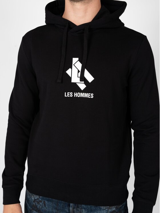 Les Hommes Les Hommes Μπλούζα LBH1006700P Μαύρο Regular Fit