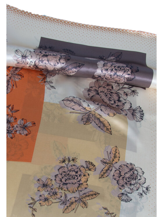 ALLORA BE UNIQUE ALLORA BE UNIQUE Foulard jedwabna Beige