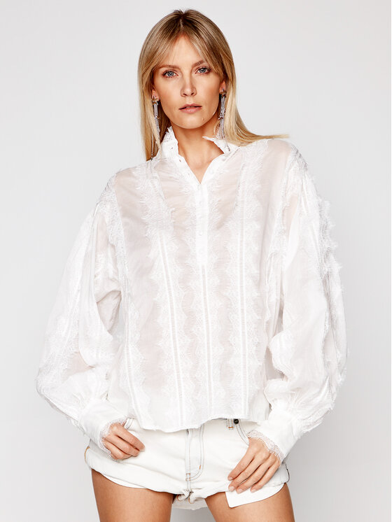 One Teaspoon One Teaspoon Košulja Desert Angel 23479C Bijela Relaxed Fit