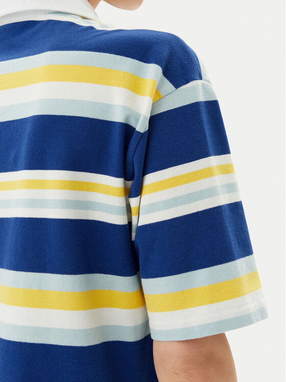 Napapijri Napapijri Polo E-Ete NP0A4ILK Niebieski Oversize