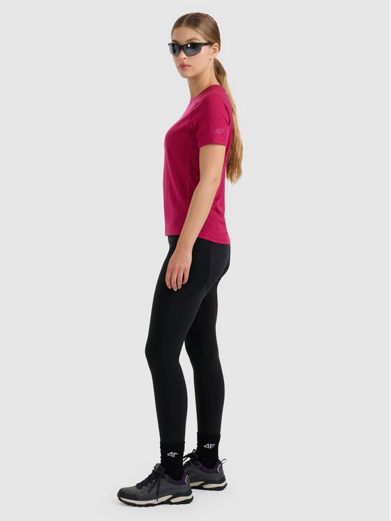 4F 4F Legginsy HALNY Czarny Authentic Slim Fit