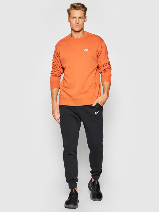 Nike Felpa Sportswear Club BV2666 Arancione Standard Fit | Modivo.it