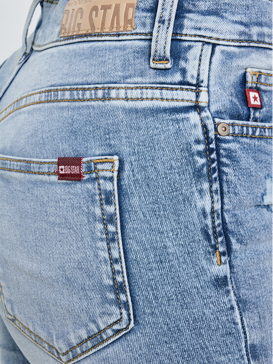 BIG STAR BIG STAR Jeansy ADELA HIGH WAIST Niebieski Skinny Fit