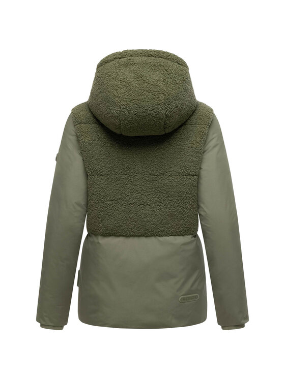 Marikoo Marikoo Kurtka zimowa Sheeta Zielony Regular Fit