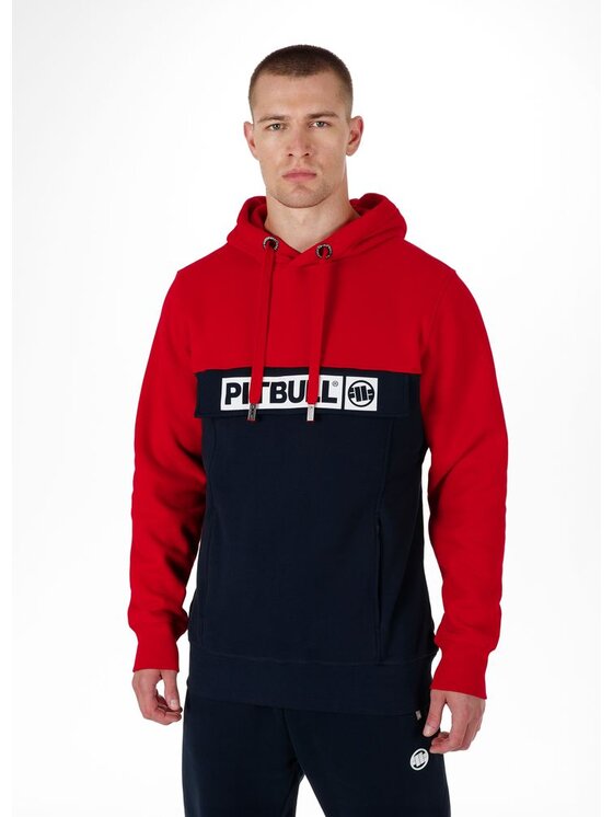 PITBULL PITBULL Bluza Bluza Czerwony Regular Fit