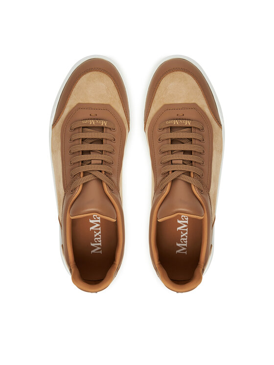Max Mara Max Mara Sneakersy Maxi 2524766071650 Brązowy