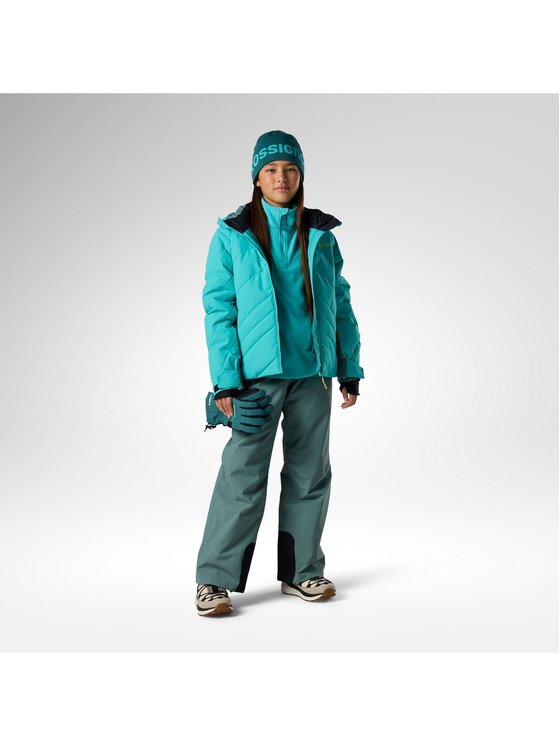 Rossignol Rossignol Spodnie narciarskie Girl Insulated Ski Pant Zielony Regular Fit