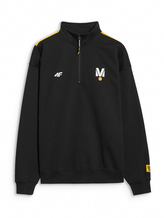 4F 4F Bluza TEAMWEAR Czarny Regular Fit