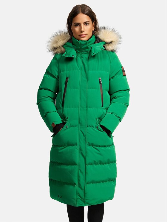 Marikoo Marikoo Kurtka zimowa Schneesternchen Zielony Regular Fit