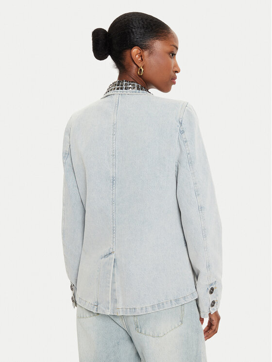 One Teaspoon One Teaspoon Marynarka 26469 Niebieski Relaxed Fit