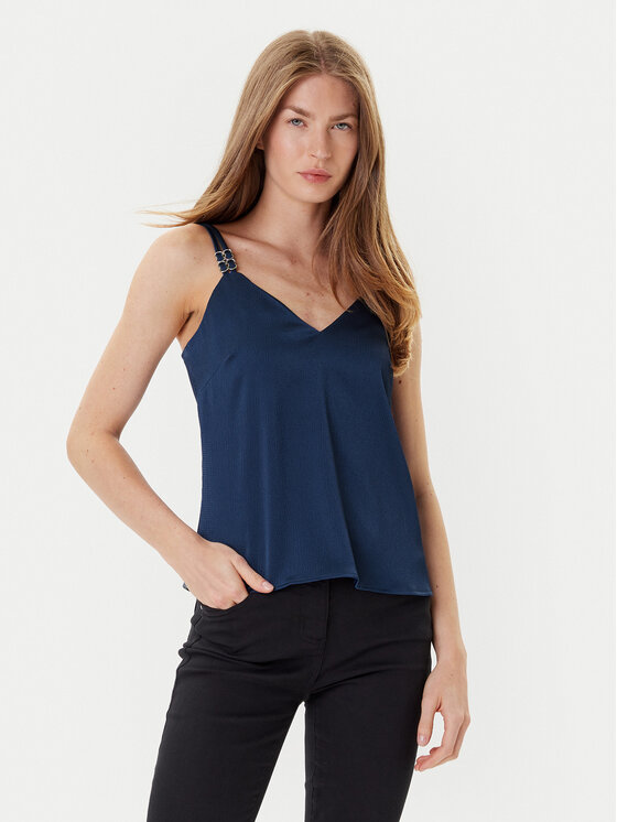 Morgan Morgan Top 242-OLAFI Plava Slim Fit