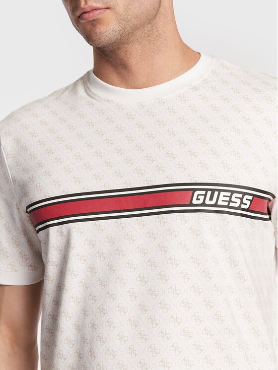 Guess Guess T-Shirt Jamey Z2BI09 J1314 Biały Regular Fit