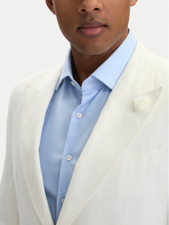 BOSS BOSS Bleizers Hutson Peak 262 50561857 Balts Slim Fit