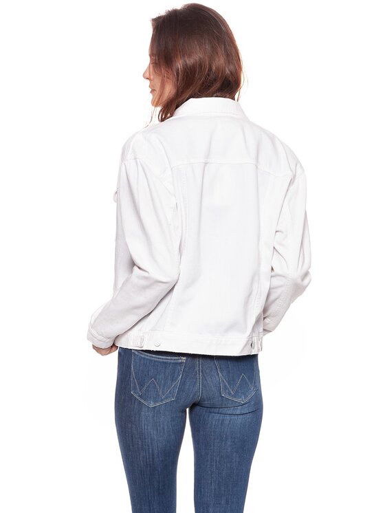 Wrangler Wrangler Giacca da donna RETRO JACKET Bianco Regular Fit