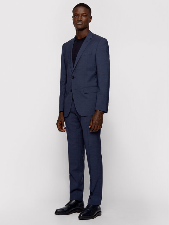 BOSS Boss Odijelo Huge6/Genius5 50454515 Tamnoplava Slim Fit