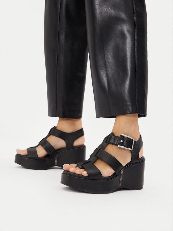 Clarks Clarks Sandali Manon Cove 26176294 Črna