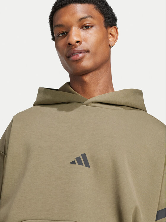 adidas adidas Μπλούζα Future Icons 3-Stripes JD4856 Πράσινο Regular Fit