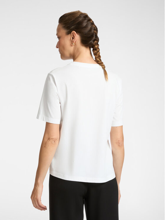 Elena Mirò Elena Mirò T-shirt G270Z000407N011 Bianco Regular Fit