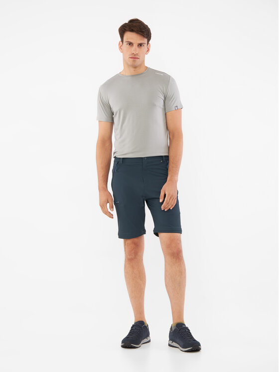 Viking Viking Spodnie materiałowe Rocklyn 2in1 Man Granatowy Regular Fit