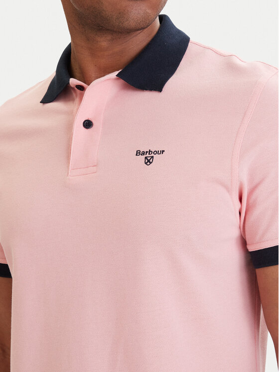 Barbour Barbour Poloshirt Lynmouth MML1449PI95 Hellrosa Regular Fit