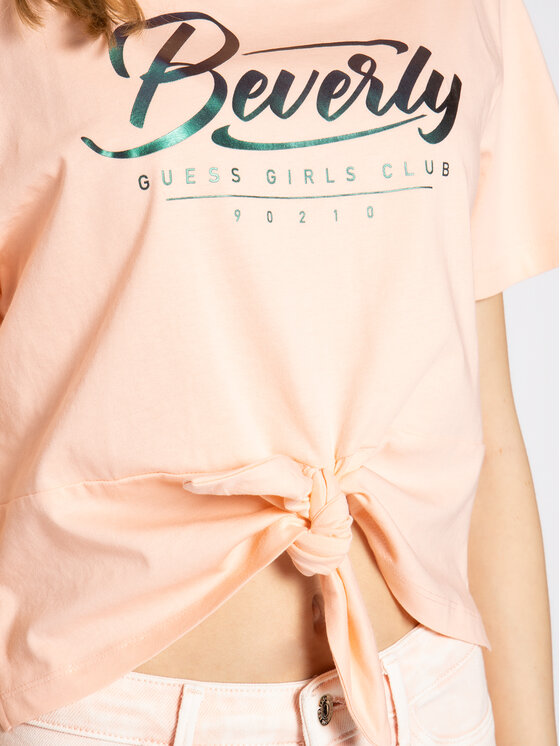 Guess Guess T-shirt Beverly Tee W0GI30 K8HM0 Rosa Regular Fit