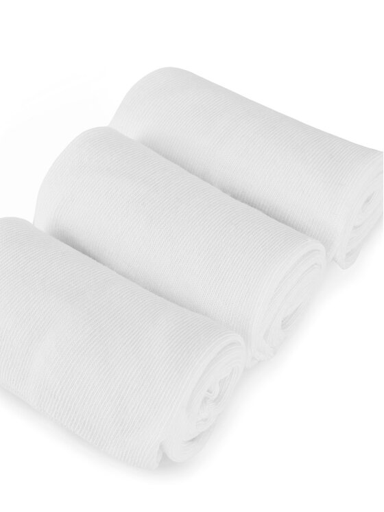 GINO ROSSI GINO ROSSI Krátké ponožky CEO_AS_GR_3MB_001S-AW26 (3-PACK) Bílá
